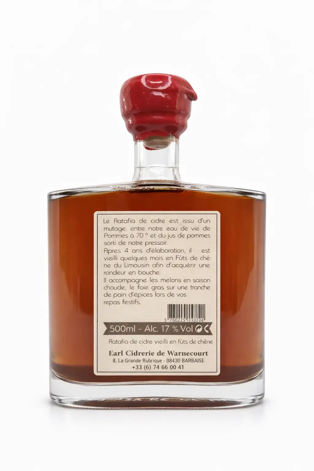 Ratafia de cidre vieilli en fût de chène